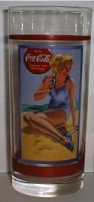 3336-3 € 4,00 coca cola glas quick restaurant dame op strand.jpeg